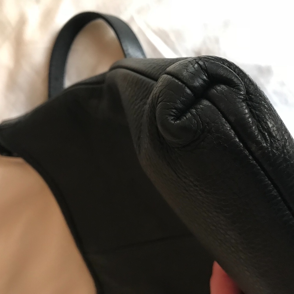 Y2K Roots Black Full Grain Leather Purse - Picture 12 of 13